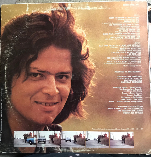 Johnny Rodriguez - All I Ever Meant To Do Was Sing [Vinyl] | Mercury (SRM-1-686) - 2