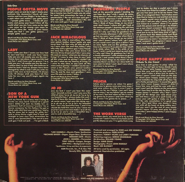Gino Vannelli - Powerful People | A&M Records (SP-3630) - 2 Gino Vannelli - Powerful People | A&M Records (SP-3630) - 2