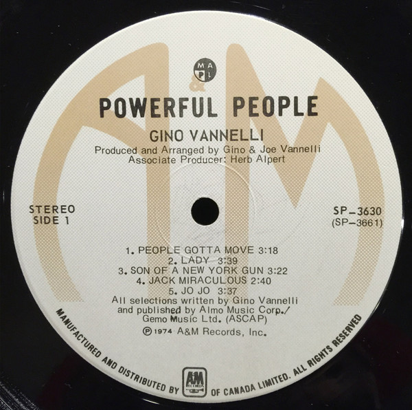 Gino Vannelli - Powerful People | A&M Records (SP-3630) - 3 Gino Vannelli - Powerful People | A&M Records (SP-3630) - 3
