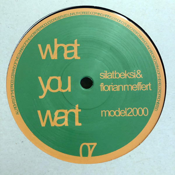 Silat Beksi & Florian Meffert - Model 2000 | What You Want (wow07) - main