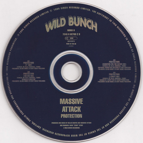 Massive Attack With Tracey Thorn - Protection | Wild Bunch Records (WBRX 6) - 3 Massive Attack With Tracey Thorn - Protection | Wild Bunch Records (WBRX 6) - 3