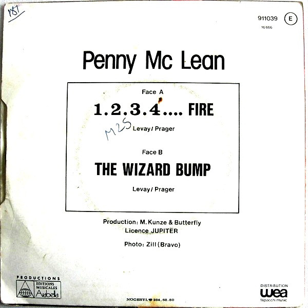 Penny McLean - 1-2-3-4... Fire! | Eurodisc (911 039) - 2