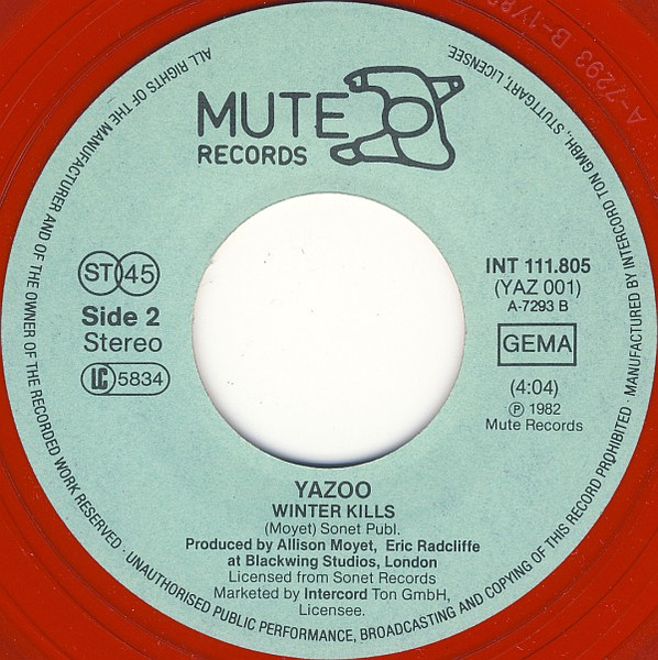 Yazoo - Don't Go | Mute (INT 111.805) - 4