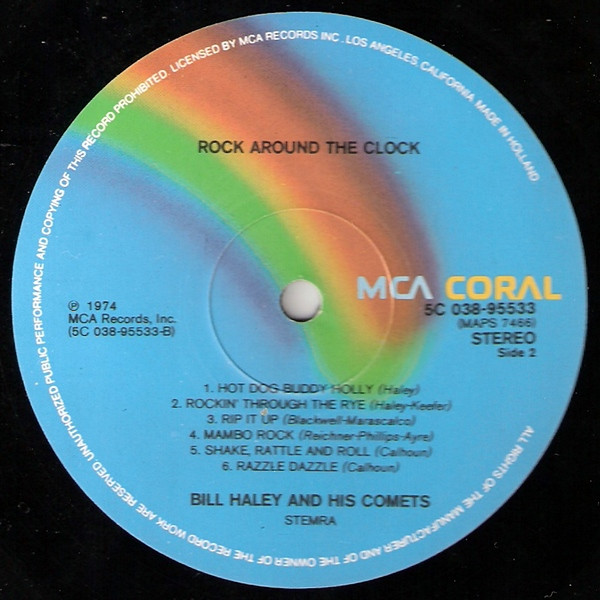 Bill Haley And His Comets - Rock Around The Clock | MCA Records (5C 038.95533) - 4 Bill Haley And His Comets - Rock Around The Clock | MCA Records (5C 038.95533) - 4