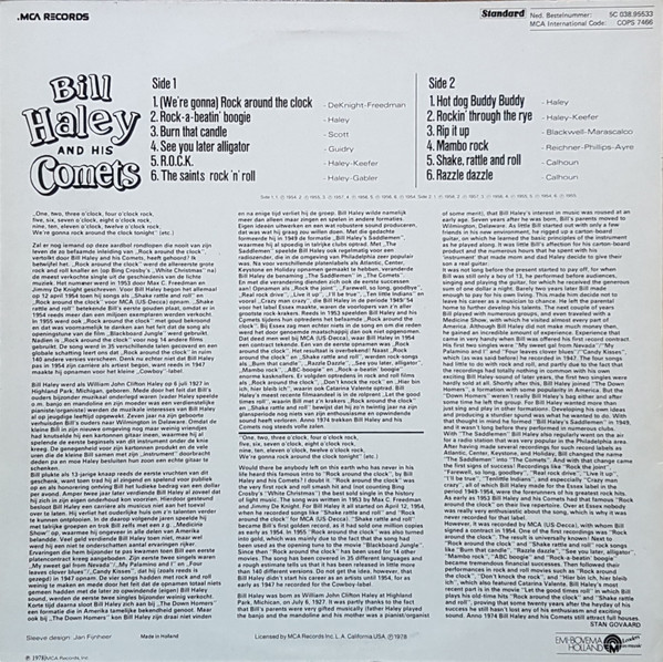Bill Haley And His Comets - Rock Around The Clock | MCA Records (5C 038.95533) - 2 Bill Haley And His Comets - Rock Around The Clock | MCA Records (5C 038.95533) - 2
