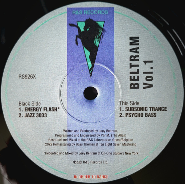 Joey Beltram - Beltram Vol. 1 | R & S Records (RS926X) - 3 Joey Beltram - Beltram Vol. 1 | R & S Records (RS926X) - 3