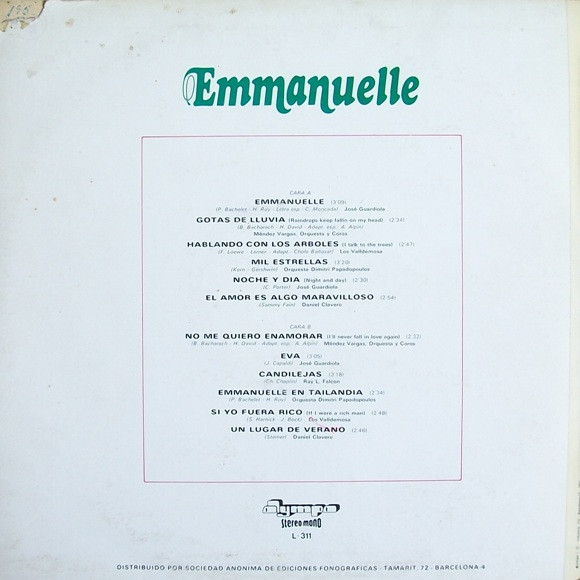 Various - Emmanuelle | Olympo (L-311) - 2