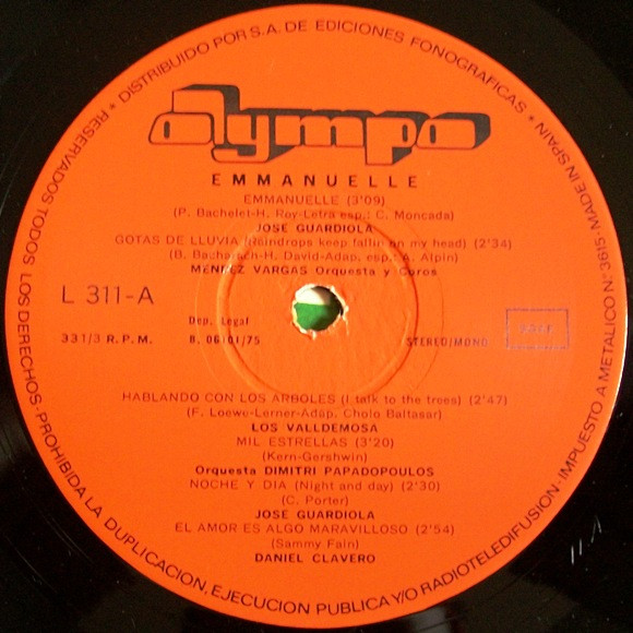 Various - Emmanuelle | Olympo (L-311) - 3