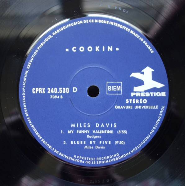 The Miles Davis Quintet - Cookin' With The Miles Davis Quintet | Prestige (CPRX 240530) - 4 The Miles Davis Quintet - Cookin' With The Miles Davis Quintet | Prestige (CPRX 240530) - 4