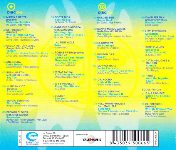 Sergio Serrano - El Divino Ibiza 2003 | Emotion Recordings (BAS 33) - 2