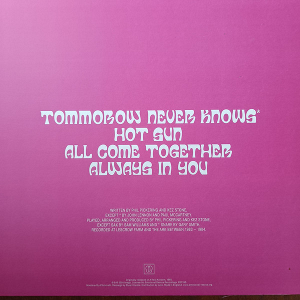 Imago - Tomorrow Never Knows | Emotional Rescue (ERC155) - 2 Imago - Tomorrow Never Knows | Emotional Rescue (ERC155) - 2