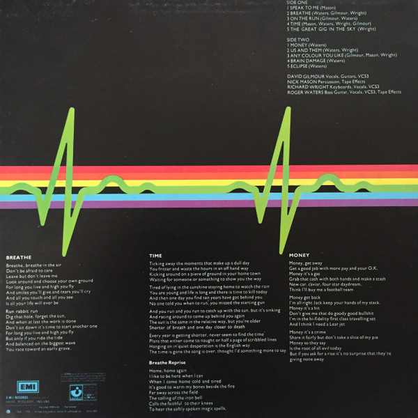 Pink Floyd - The Dark Side Of The Moon | Harvest (SHVL 804) - main Pink Floyd - The Dark Side Of The Moon | Harvest (SHVL 804) - main