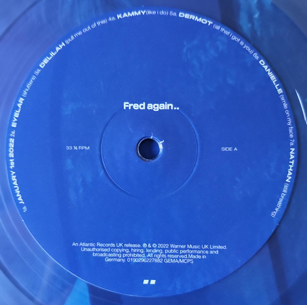Fred Again.. - Actual Life 3 (January 1 - September 9 2022) | Atlantic (0190296227882) - 3 Fred Again.. - Actual Life 3 (January 1 - September 9 2022) | Atlantic (0190296227882) - 3