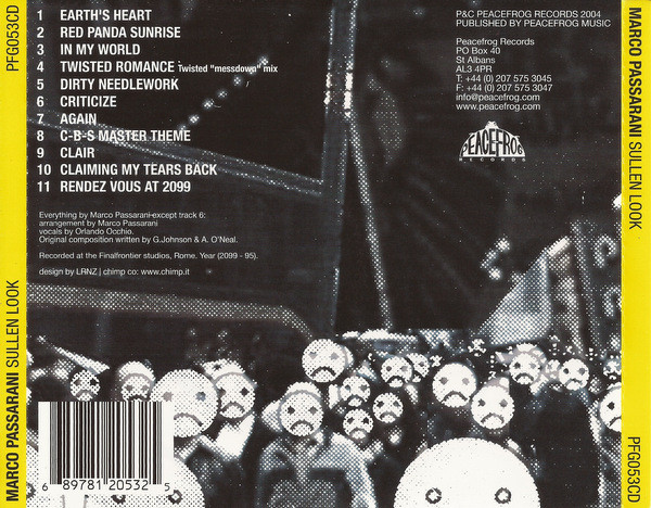 Marco Passarani - Sullen Look | Peacefrog Records (PFG053CD) - 2 Marco Passarani - Sullen Look | Peacefrog Records (PFG053CD) - 2