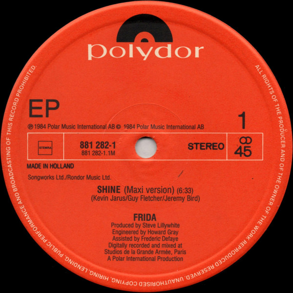 Frida - Shine | Polydor (881 282-1)