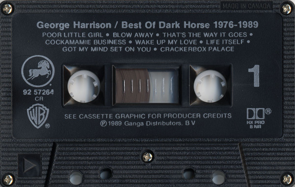 George Harrison - Best Of Dark Horse 1976-1989 | Warner Bros. Records (92 57264) - 3 George Harrison - Best Of Dark Horse 1976-1989 | Warner Bros. Records (92 57264) - 3