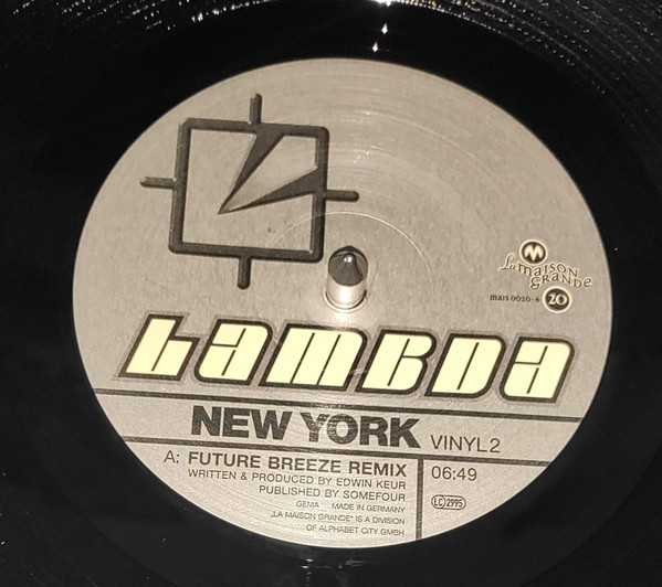 Lambda - New York (Vinyl 2) | La Maison Grande (mais 0020-6) - 3