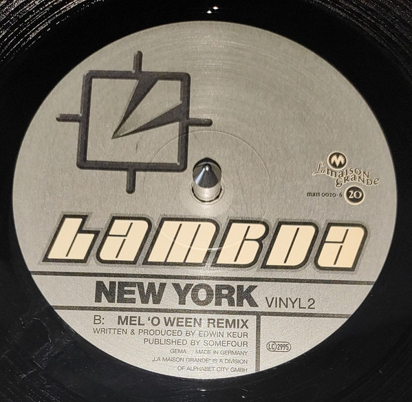 Lambda - New York (Vinyl 2) | La Maison Grande (mais 0020-6) - 4