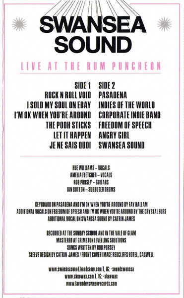 Swansea Sound - Live At The Rum Puncheon | Lavender Sweep (LS019) - 3 Swansea Sound - Live At The Rum Puncheon | Lavender Sweep (LS019) - 3