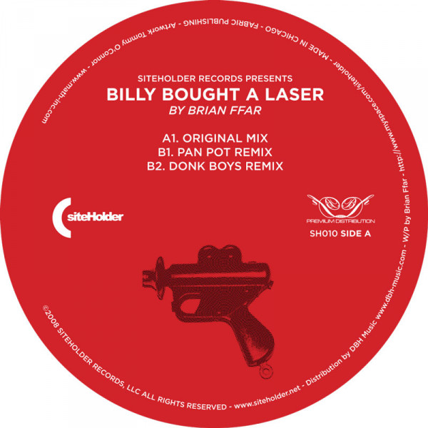 Brian Ffar - Billy Bought A Laser | Siteholder Records (SH010)