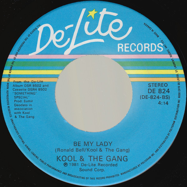 Kool & The Gang - Let's Go Dancin' (Ooh La, La, La) / Be My Lady | De-Lite Records (DE 824) - 2 Kool & The Gang - Let's Go Dancin' (Ooh La, La, La) / Be My Lady | De-Lite Records (DE 824) - 2