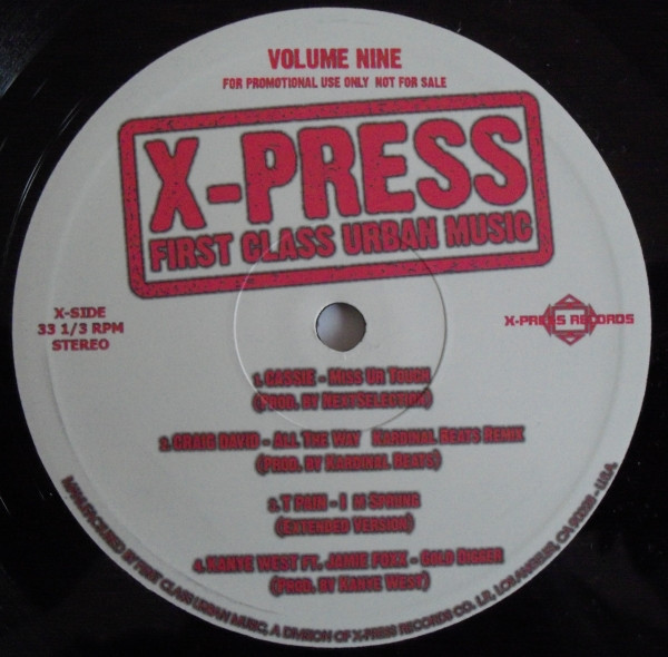 Various - X-Press First Class Urban Music Volume Nine | X-Press Records (X-PRESS9) - main Various - X-Press First Class Urban Music Volume Nine | X-Press Records (X-PRESS9) - main