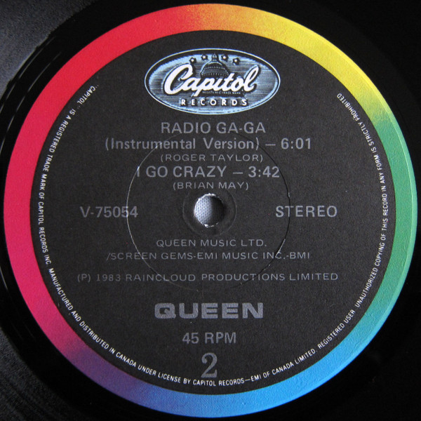 Queen - Radio Ga Ga (12") [Vinyl] | Capitol Records (V-75054) - 4
