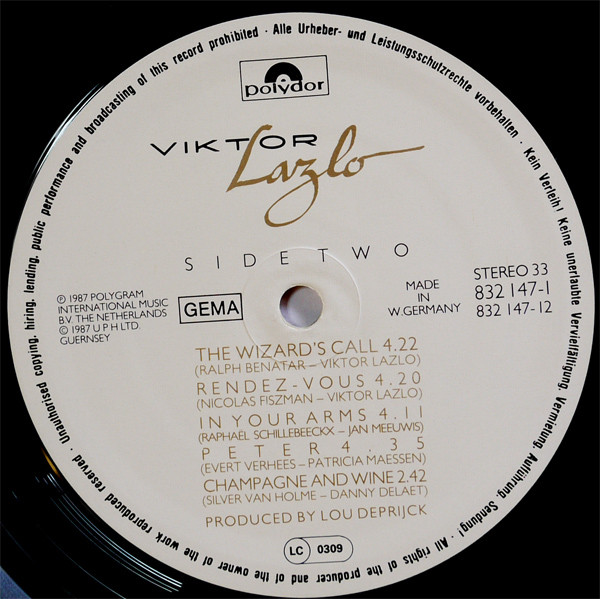 Viktor Lazlo - Viktor Lazlo | Polydor (832 147-1) - 4 Viktor Lazlo - Viktor Lazlo | Polydor (832 147-1) - 4