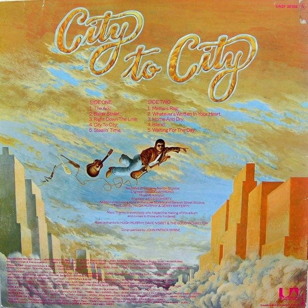 Gerry Rafferty - City To City | United Artists Records (UASF 30 104) - 2