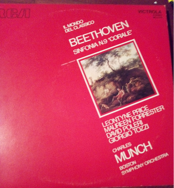 Ludwig van Beethoven - Charles Munch , Boston Symphony Orchestra - Sinfonia N°9 "Corale" | RCA Victrola (MCV 579) - main Ludwig van Beethoven - Charles Munch , Boston Symphony Orchestra - Sinfonia N°9 "Corale" | RCA Victrola (MCV 579) - main