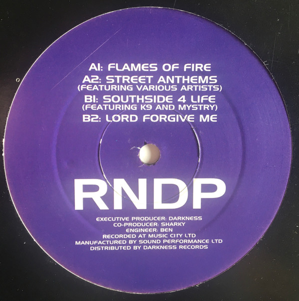 RNDP - Flames Of Fire / Street Anthems / Lord Forgive Me | Darkness Records (DRvD001)