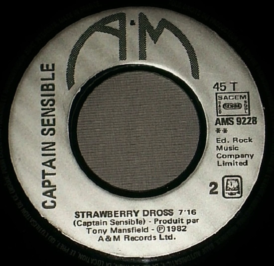 Captain Sensible - Wot! | A&M Records (AMS 9228) - 3