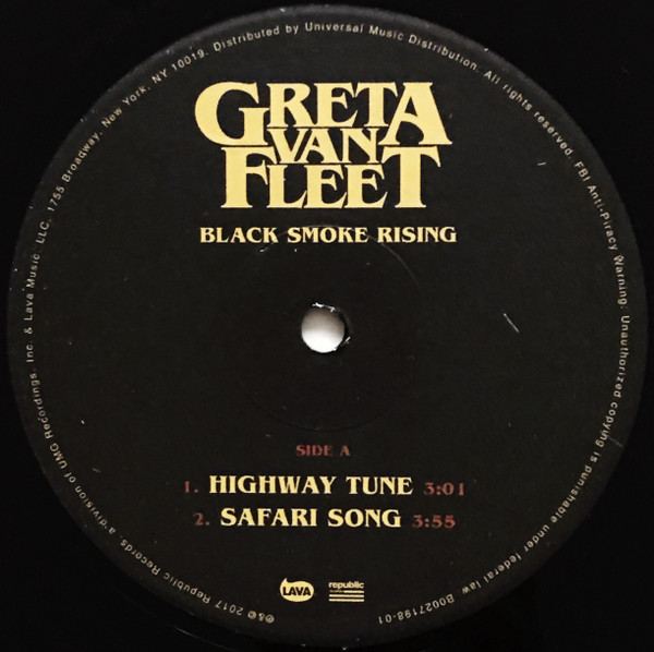 Greta Van Fleet - Black Smoke Rising | Lava (B0027198-01) - 4 Greta Van Fleet - Black Smoke Rising | Lava (B0027198-01) - 4