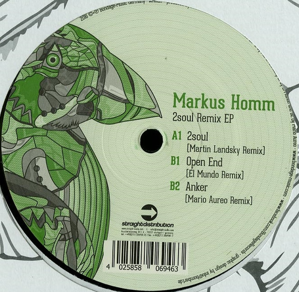 Markus Homm - 2soul Remix EP | Bondage Music (BOND 12036) - main