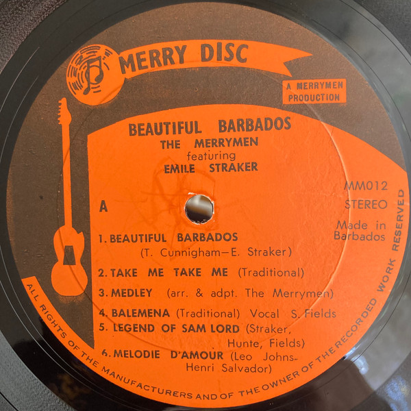 The Merrymen Featuring Emile Straker - The Merrymen Sing Beautiful Barbados | Merry Disc (MM012) - 3 The Merrymen Featuring Emile Straker - The Merrymen Sing Beautiful Barbados | Merry Disc (MM012) - 3