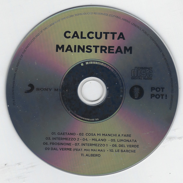 Calcutta - Mainstream | Bomba Dischi (BMB01-2016) - 3