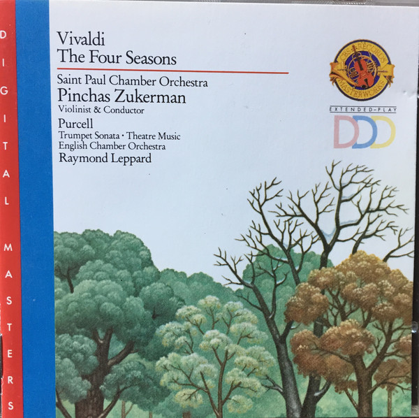 Antonio Vivaldi , The Saint Paul Chamber Orchestra , Pinchas Zukerman - The Four Seasons | CBS Masterworks (MDK 44644)