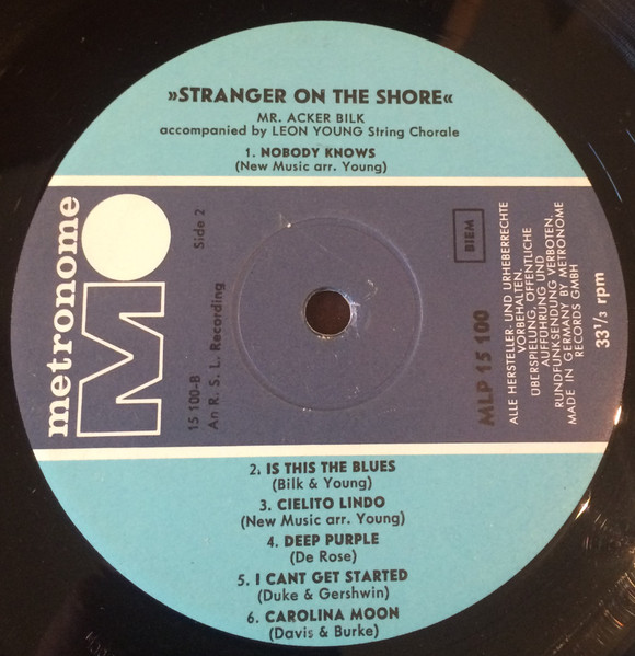 Acker Bilk - Stranger On The Shore | Metronome (MLP 15100) - 4