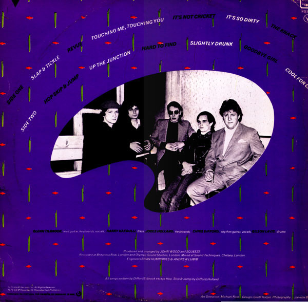 Squeeze - Cool For Cats | A&M Records (1PSP 4759) - 2