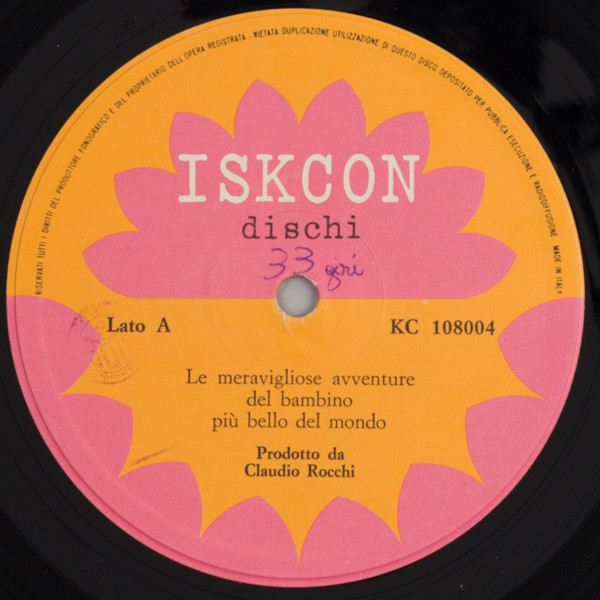 Various - Le Meravigliose Avventure Del Bambino Più Bello Del Mondo | Iskcon Records (KC 108004) - 3 Various - Le Meravigliose Avventure Del Bambino Più Bello Del Mondo | Iskcon Records (KC 108004) - 3