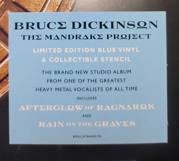 Bruce Dickinson - The Mandrake Project | BMG (BMGCAT844DLPX) - 3 Bruce Dickinson - The Mandrake Project | BMG (BMGCAT844DLPX) - 3