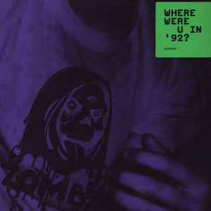 Zomby - Where Were U In '92? | Cult Music (DCLXVI001LP)