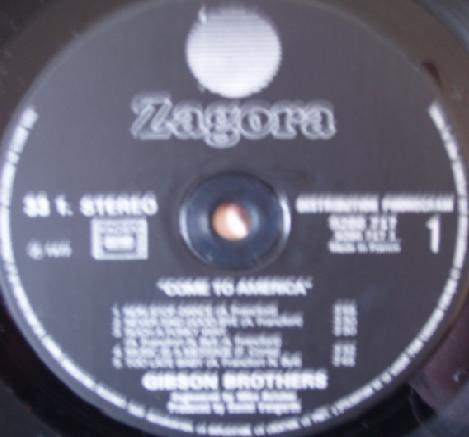 Gibson Brothers - Non-Stop Dance / Come To America | Zagora (9286 717) - 3 Gibson Brothers - Non-Stop Dance / Come To America | Zagora (9286 717) - 3