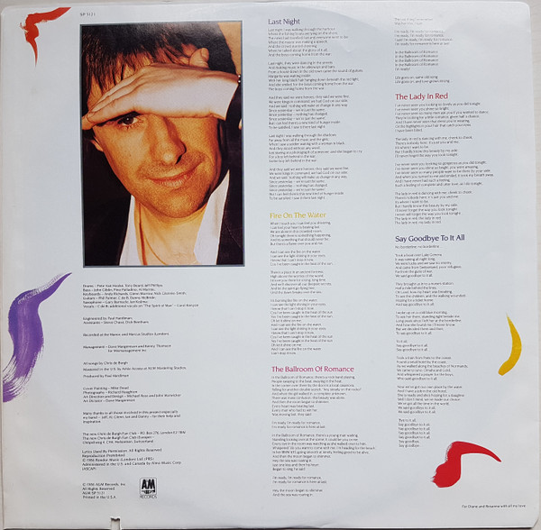 Chris de Burgh - Into The Light | A&M Records (SP 5121) - 4