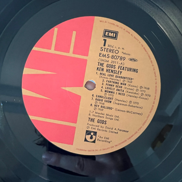 The Gods - The Gods Featuring Ken Hensley | EMI (EMS-80789) - 3 The Gods - The Gods Featuring Ken Hensley | EMI (EMS-80789) - 3