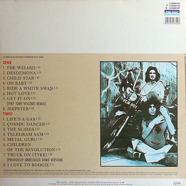 T. Rex / Marc Bolan - Cosmic Dancer (The Greatest Songs) | TELDEC (6.26600) - 3