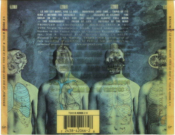 Enigma - Le Roi Est Mort, Vive Le Roi! | Virgin (7243 8 42066 2 8) - 2 Enigma - Le Roi Est Mort, Vive Le Roi! | Virgin (7243 8 42066 2 8) - 2
