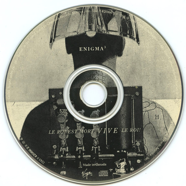 Enigma - Le Roi Est Mort, Vive Le Roi! | Virgin (7243 8 42066 2 8) - 3 Enigma - Le Roi Est Mort, Vive Le Roi! | Virgin (7243 8 42066 2 8) - 3