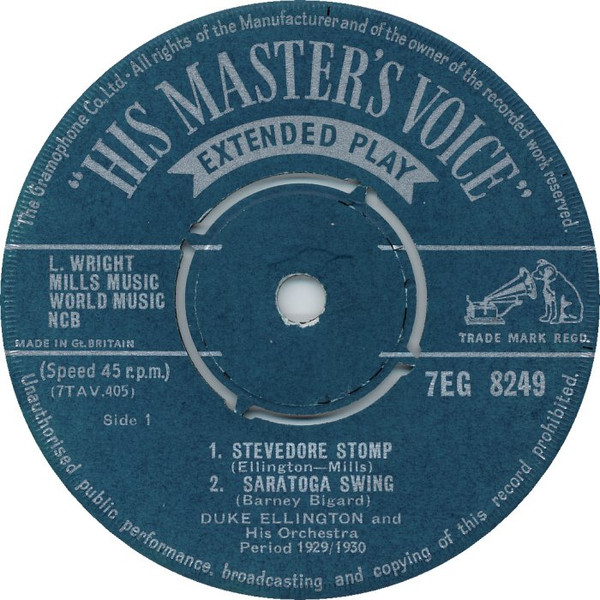 Duke Ellington And His Orchestra - The Duke Steps Out | His Master's Voice (7EG 8249) - 3