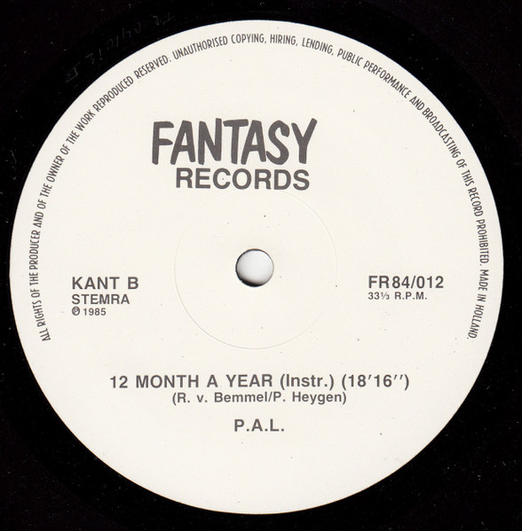 Various - 12 Month A Year | Fantasy Records (FR84/012) - 2